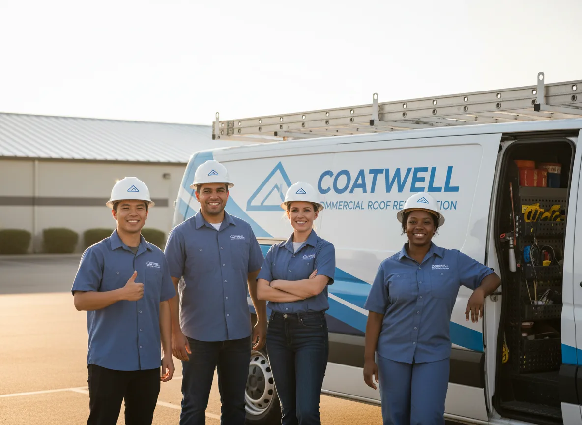 Commercial roof coating company in The Plains, OH